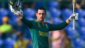 Quinton de Kock, the century man, lit up the World Cup with second century 